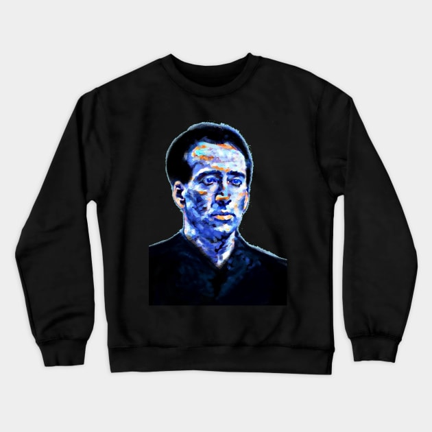 Nicolas Cage of Renaissance Crewneck Sweatshirt by theprometeus